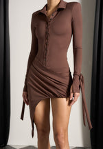 diane-draped-asymmetric-mini-dress-brown