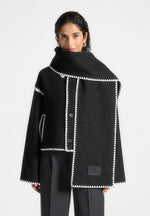 wool-blanket-stitch-jacket-with-scarf-black