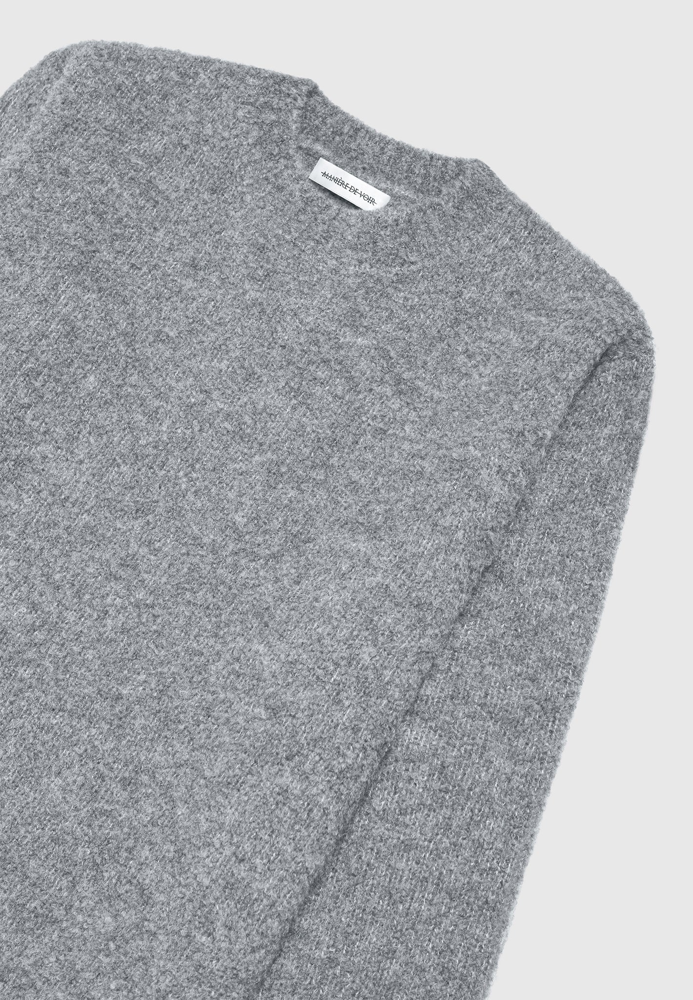 得価国産【Riu】unisex knit pullover (white) トップス