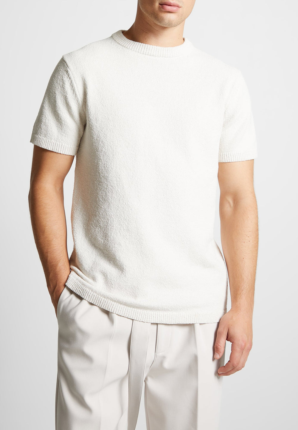 boucle-knit-regular-fit-t-shirt-cream