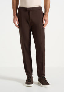 Hubert - Slim Fit Tailored Pants - Brown