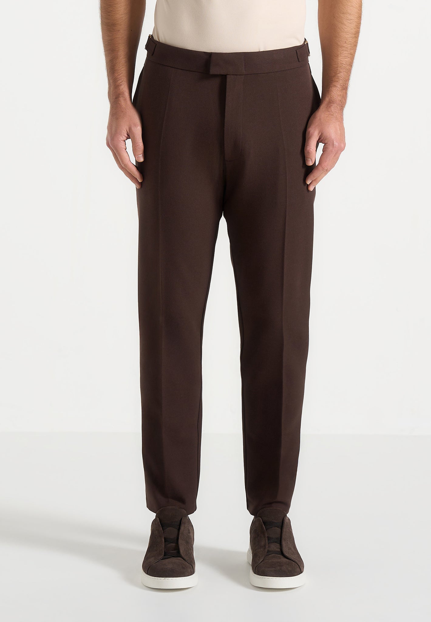 hubert-slim-fit-tailored-trousers-brown