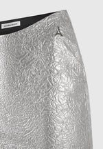 dipped-waist-metallic-mini-skirt-grey