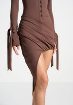 diane-draped-asymmetric-mini-dress-brown