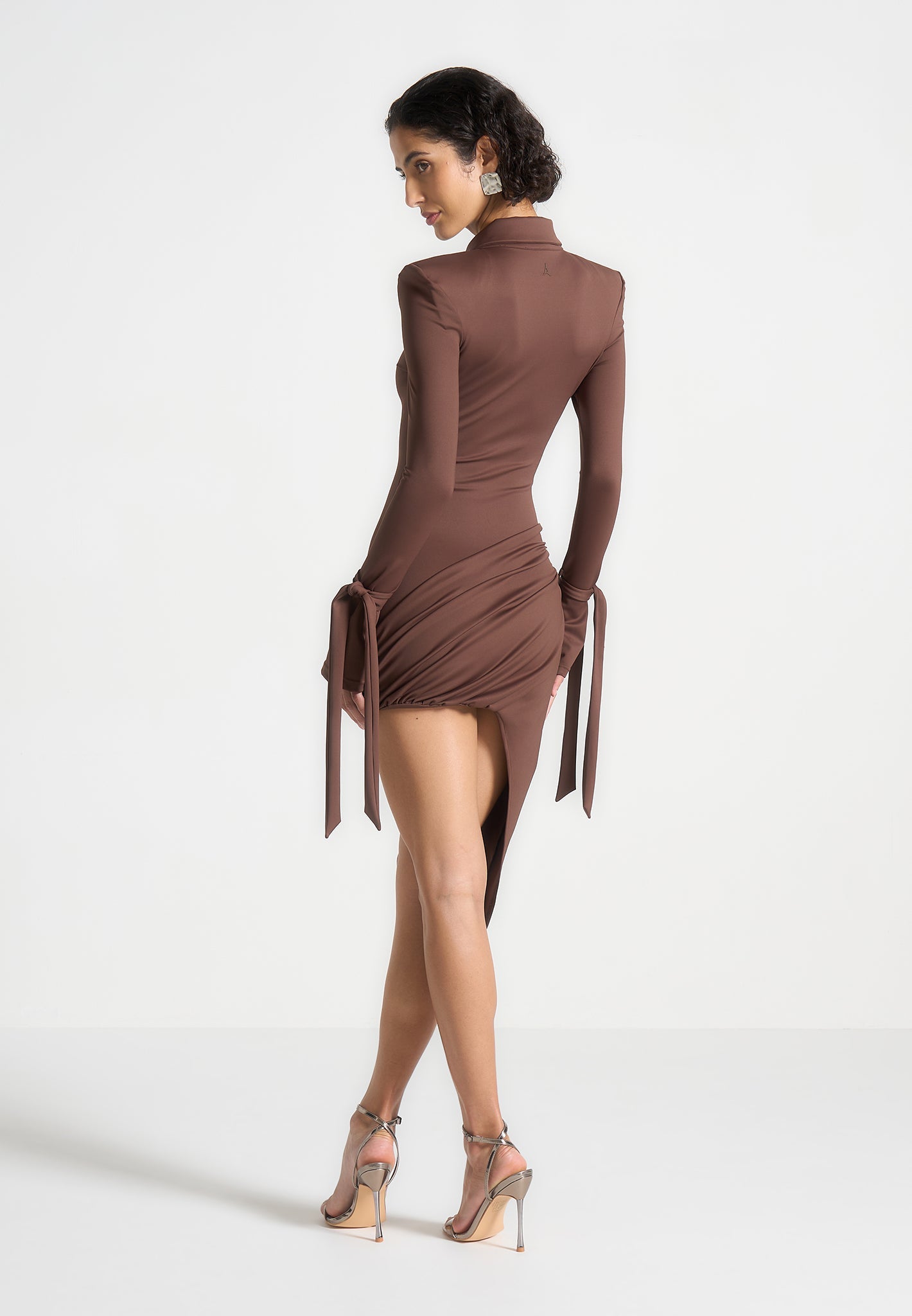 diane-draped-asymmetric-mini-dress-brown