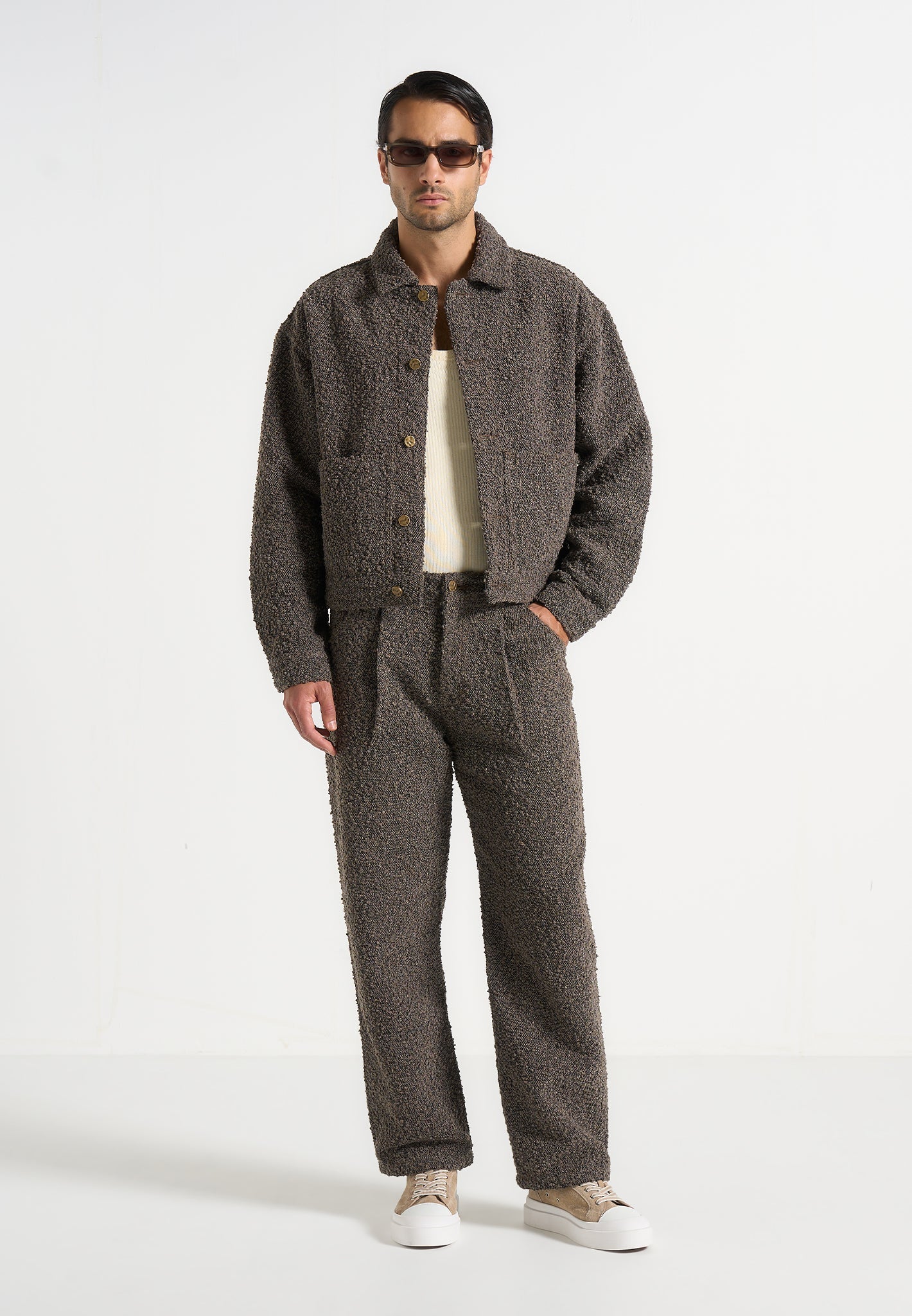 arnault-boucle-pleated-jeans-brown