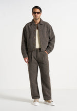 arnault-boucle-pleated-jeans-brown