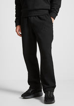 eternel-eiffel-embossed-joggers-black