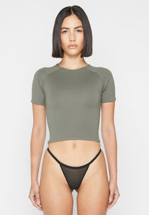 Short Sleeve T Shirt - Khaki
