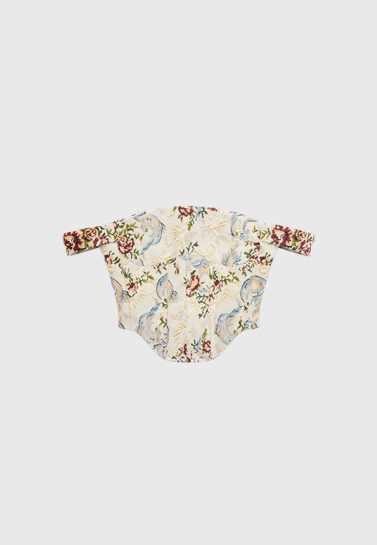 floral-jacquard-bardot-corset-top-beige
