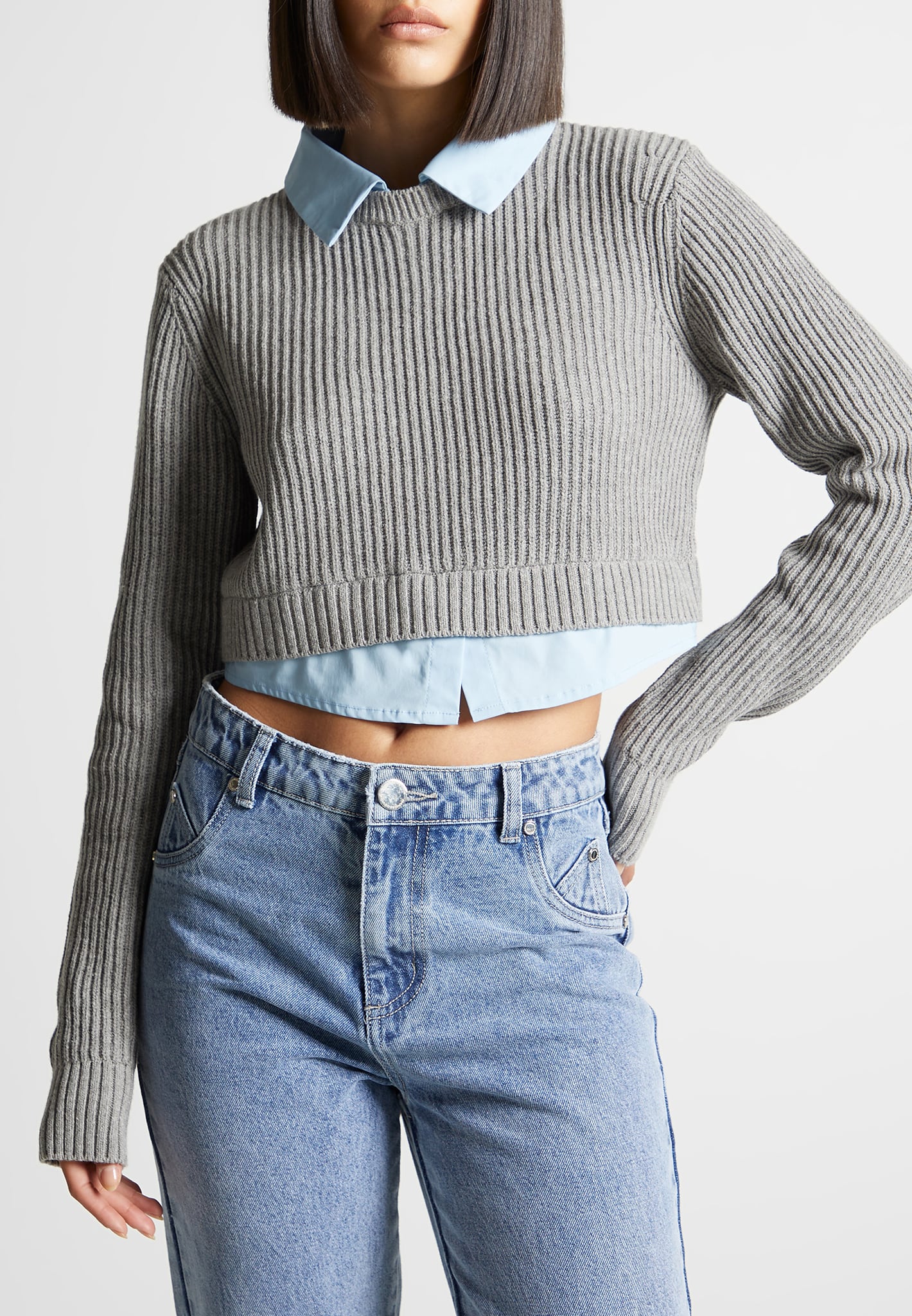 flavie-knitted-jumper-with-shirt-detail-blue-grey