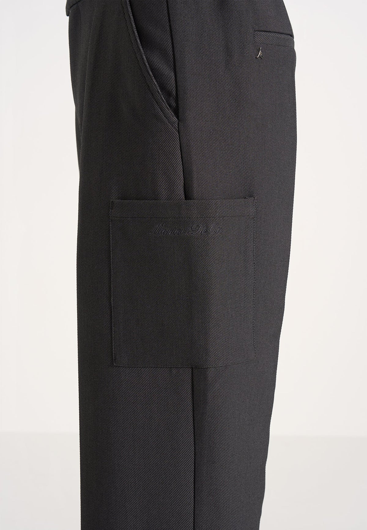 Luca - Relaxed Fit Pleated Pocket Trousers - Grey