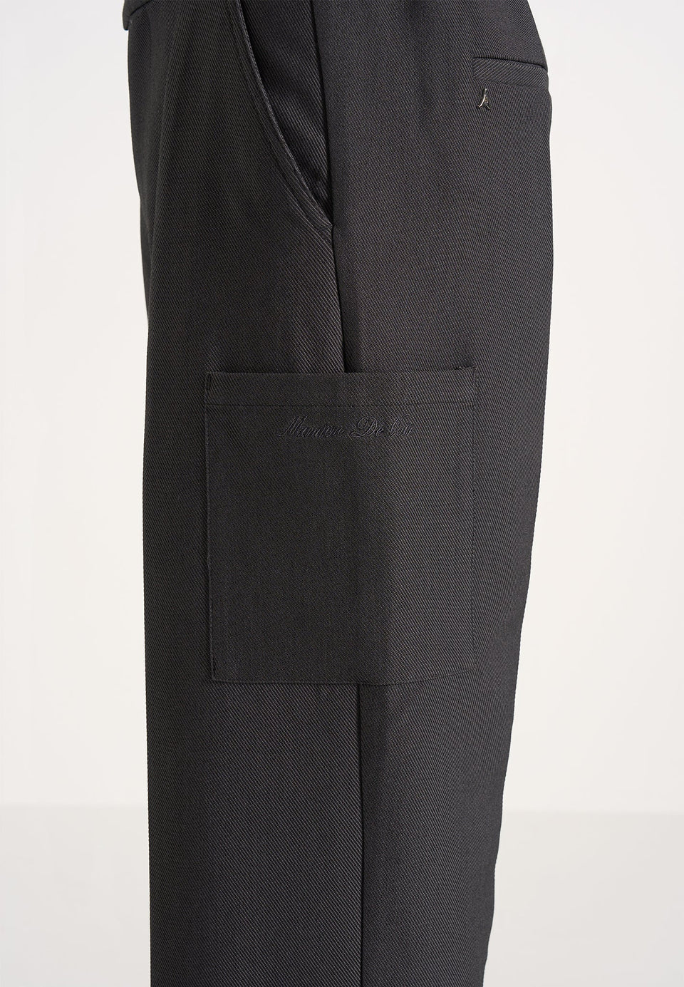 Luca - Relaxed Fit Pleated Pocket Trousers - Grey