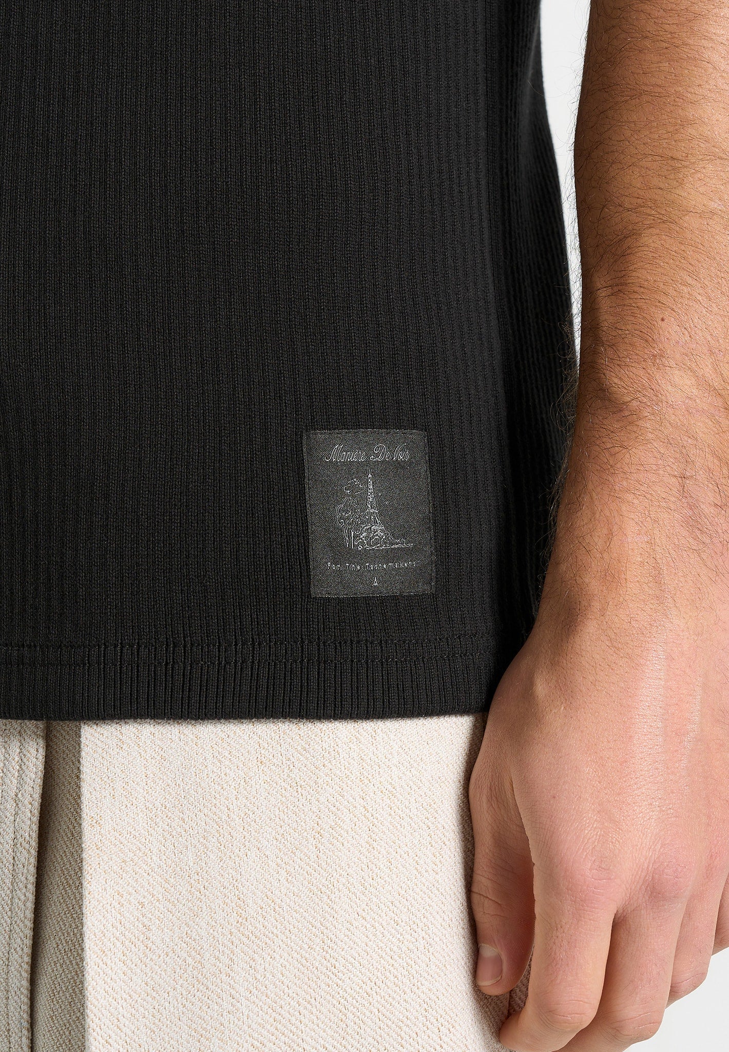 vs001-ribbed-cotton-vest-black