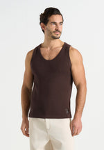 vs001-ribbed-cotton-vest-dark-brown