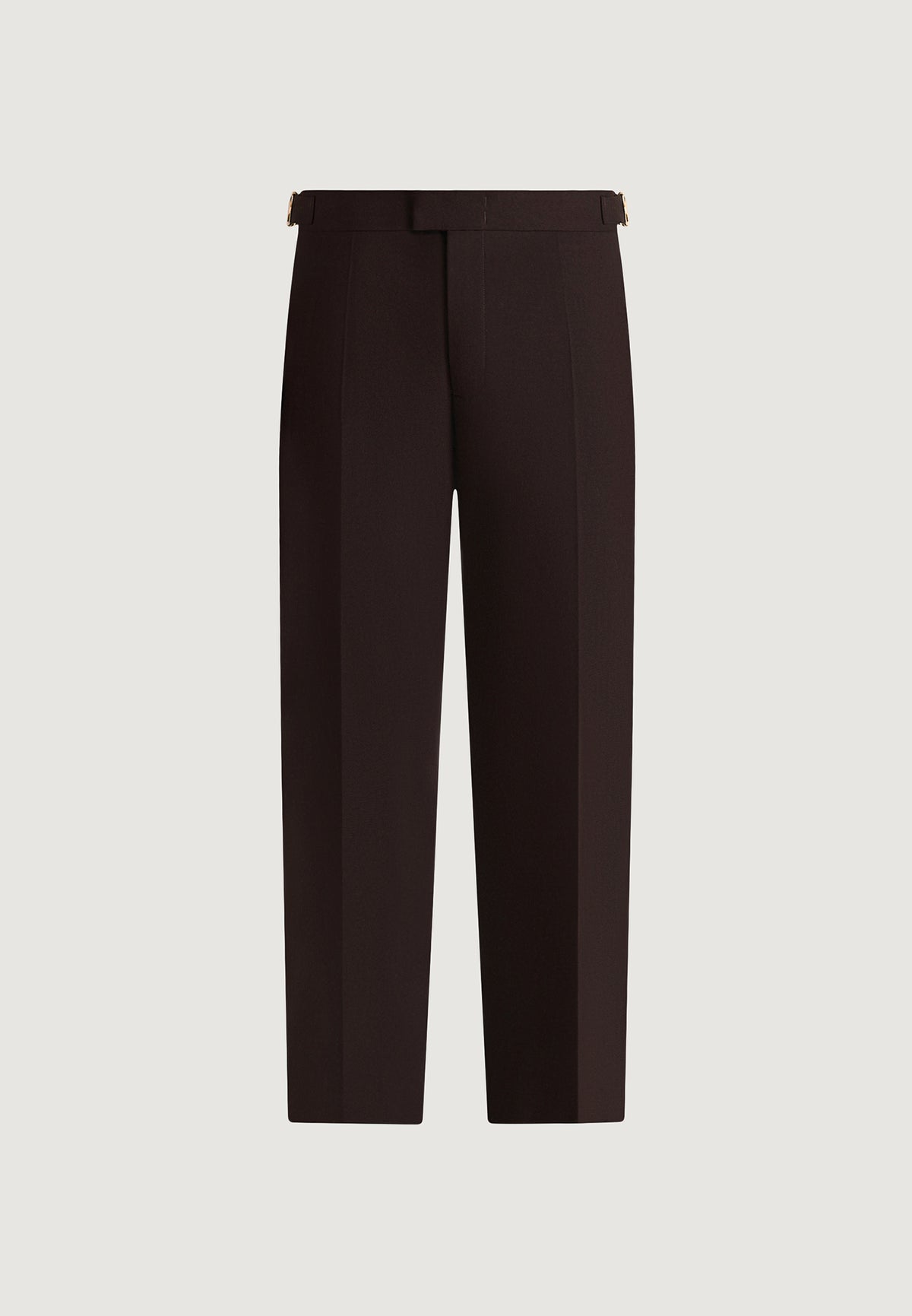 Hubert - Slim Fit Tailored Wool-Blend Trousers - Brown