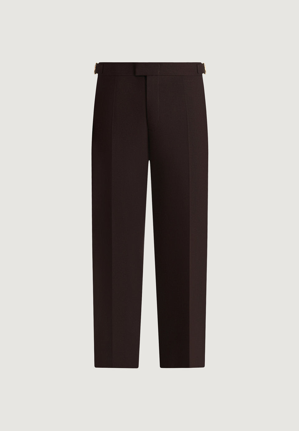 Hubert - Slim Fit Tailored Wool-Blend Trousers - Brown