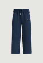 Signature Piped Track Pants - Dark Navy