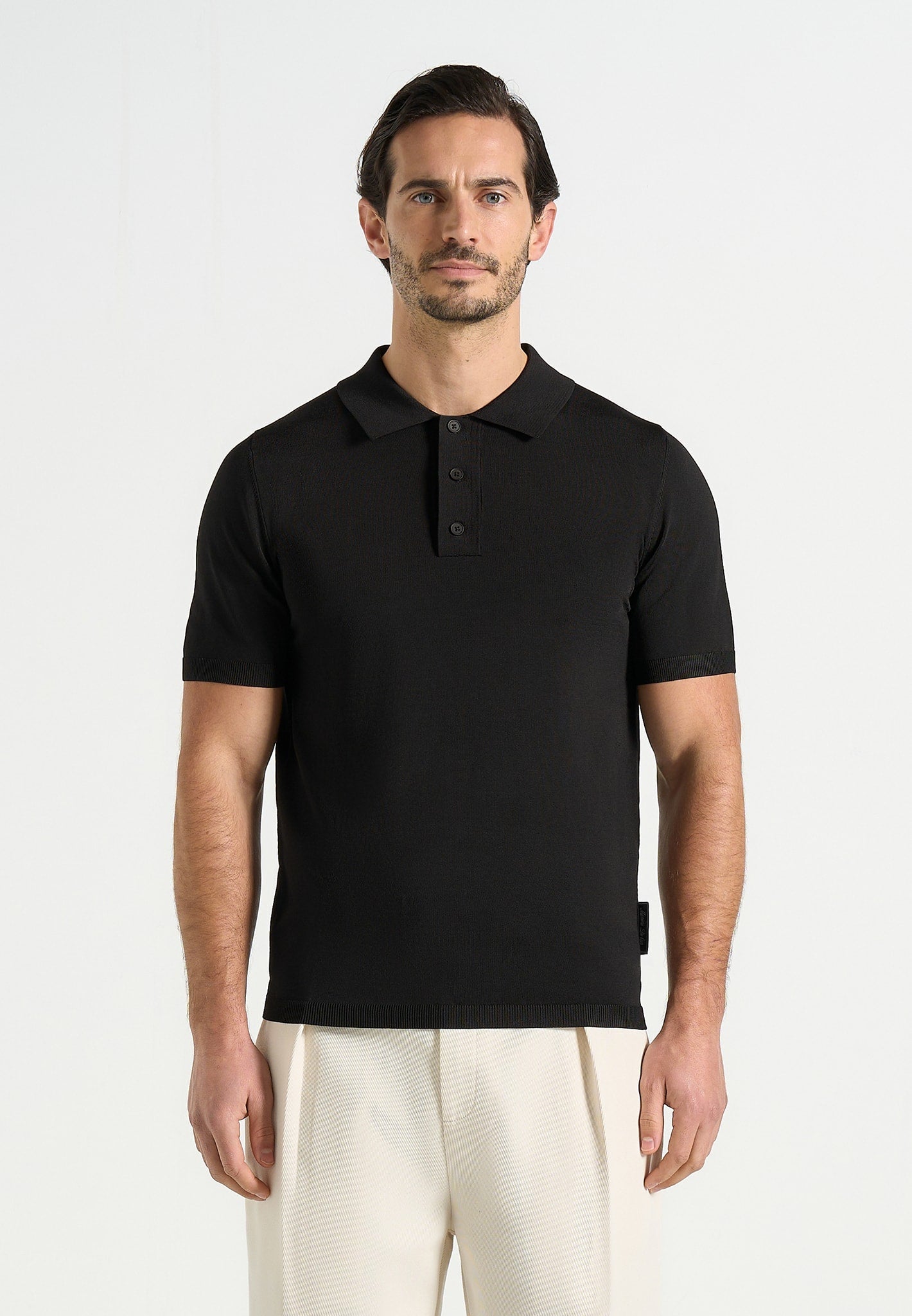 pl001-luxe-knitted-polo-top-black 
