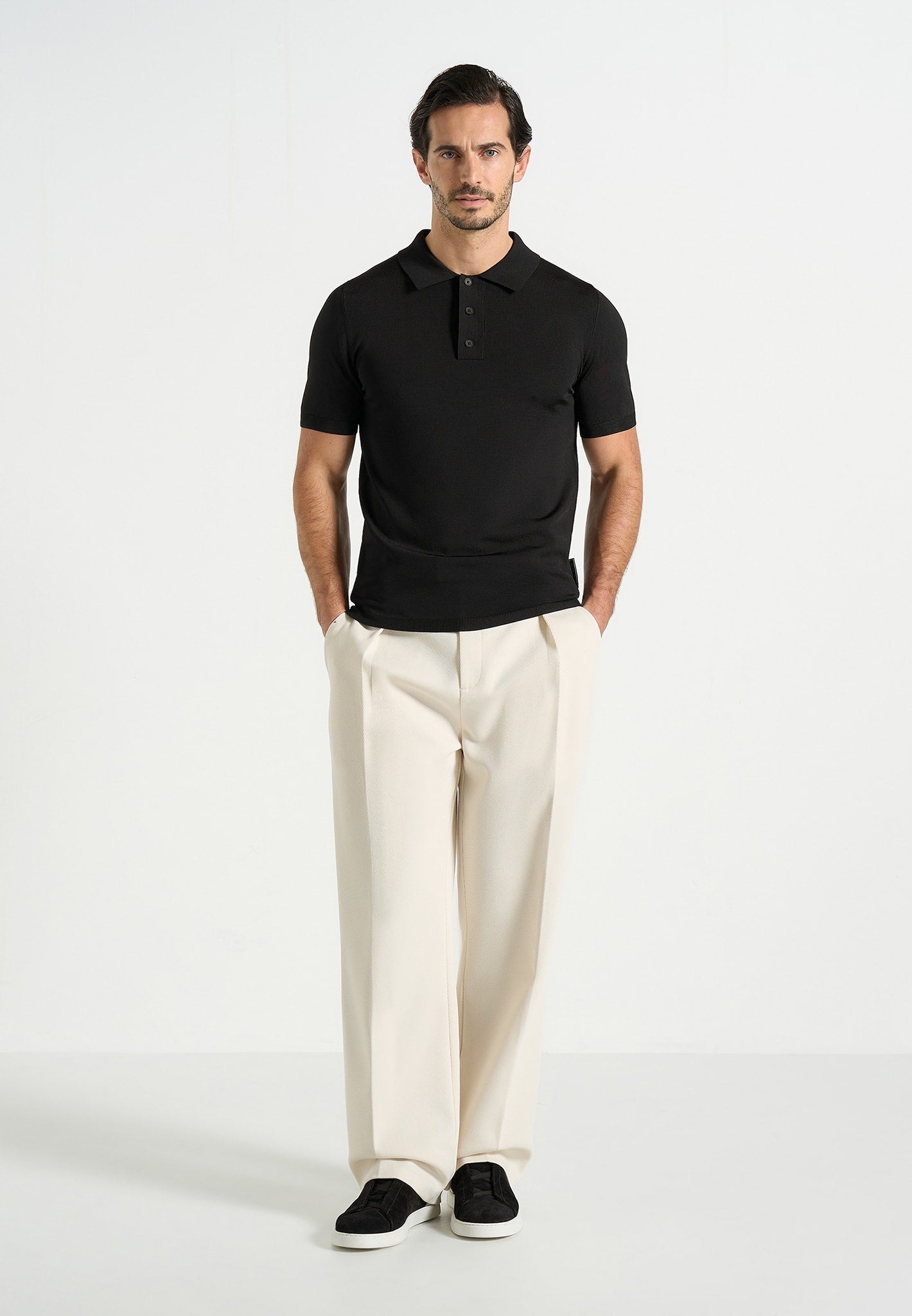 bryn-luxe-knitted-polo-top-black