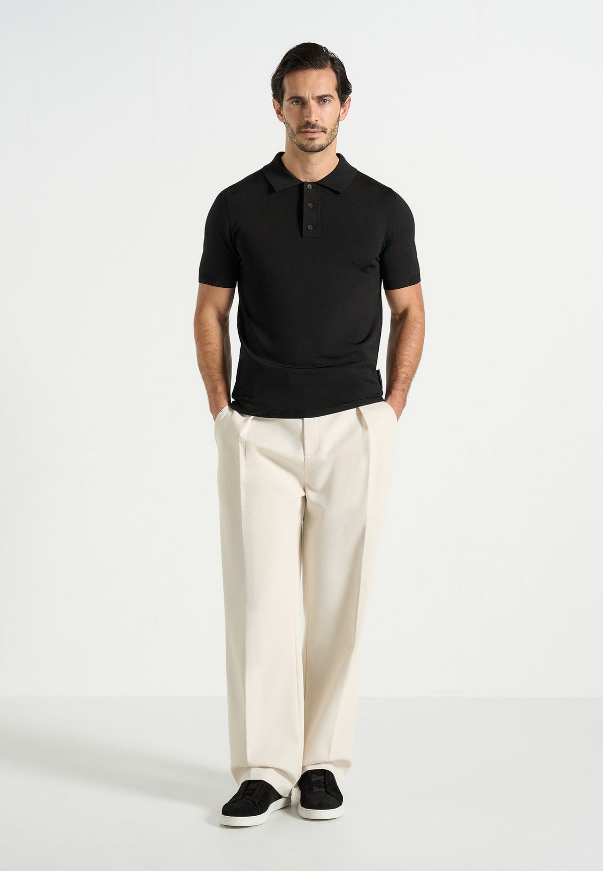 pl001-luxe-knitted-polo-top-black