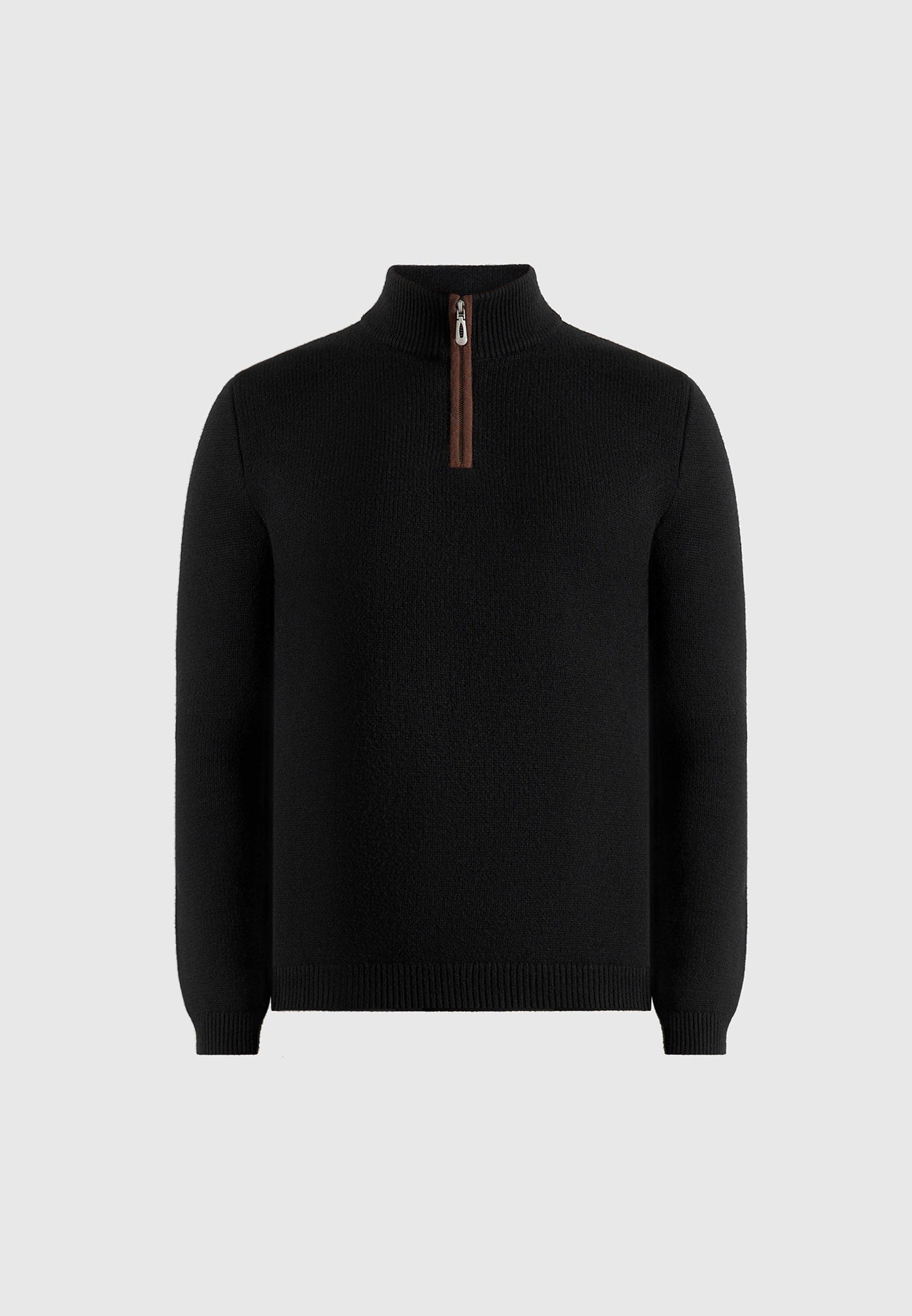 torin-quarter-zip-knit-jumper-black