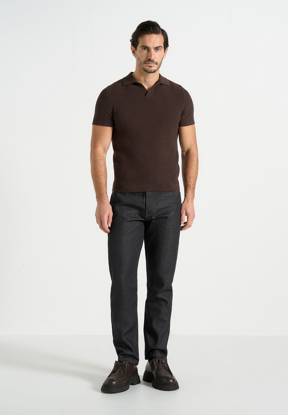 DN001 - Tapered Fit Denim Jeans - Indigo