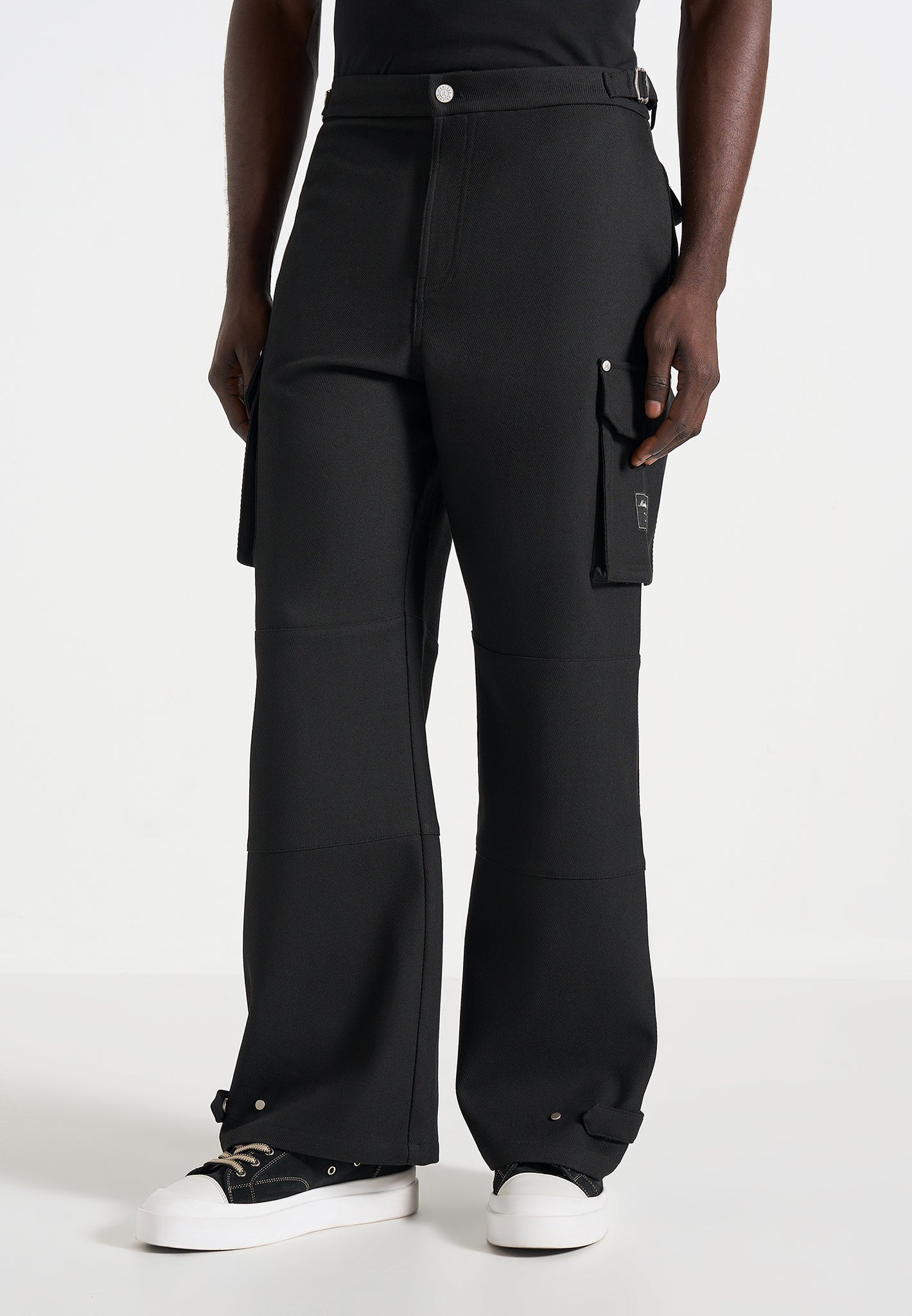 mathis-twill-signature-wide-leg-cargo-trousers-black 
