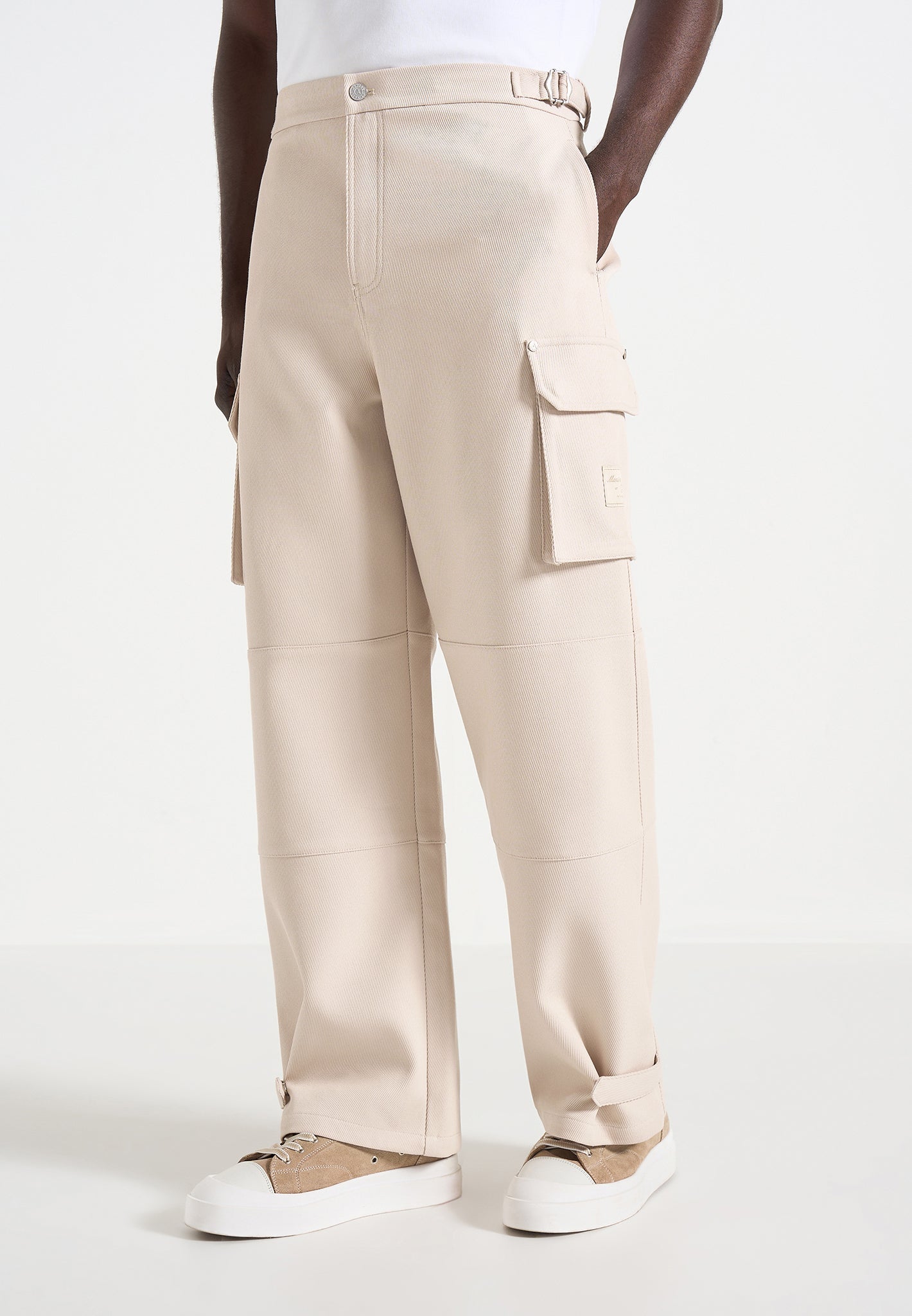 mathis-twill-signature-wide-leg-cargo-trousers-beige 