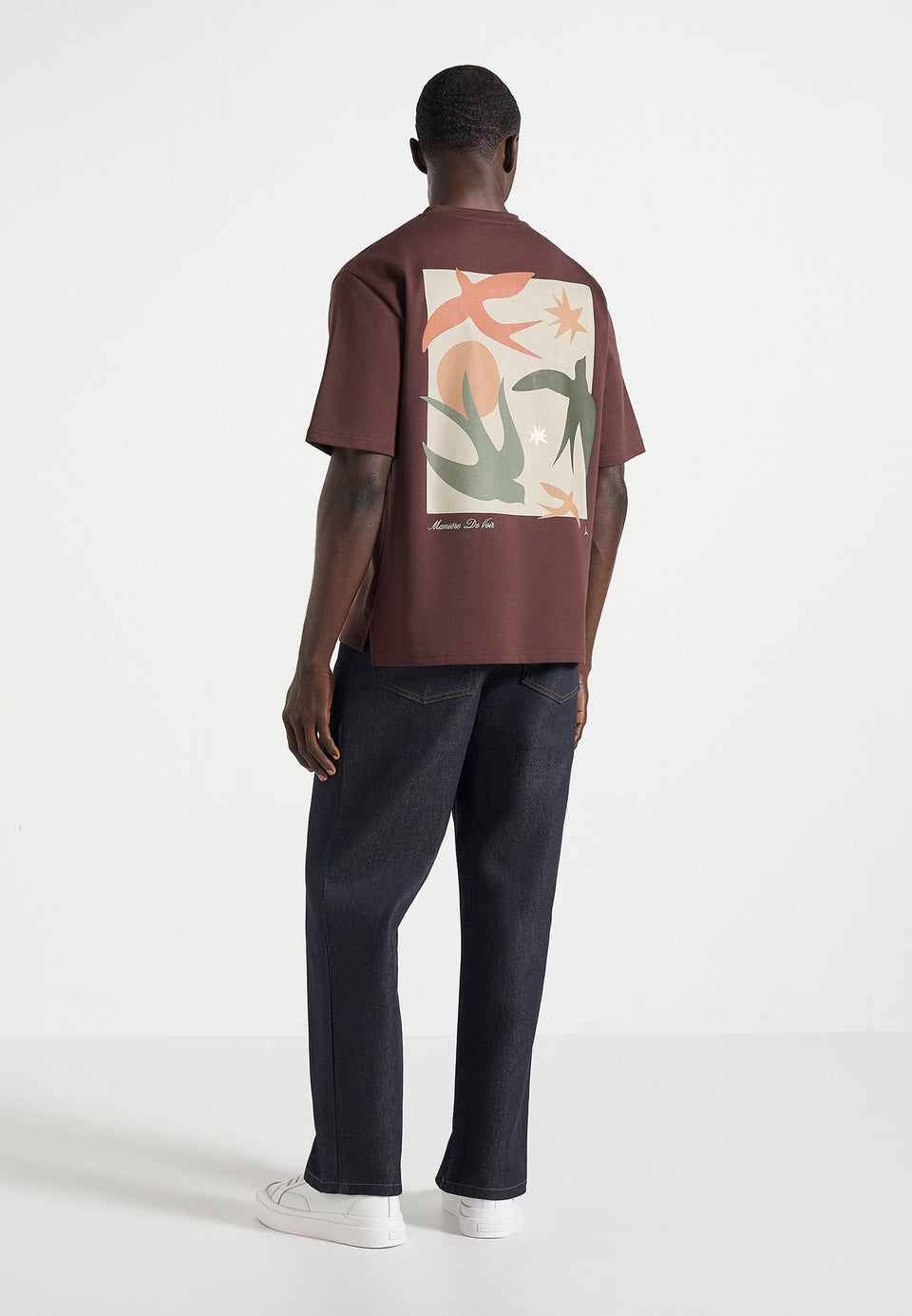 thibault-bird-detail-cotton-t-shirt-brown