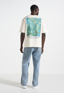 Anders - Almond Blossoms Cotton T-Shirt - Cream