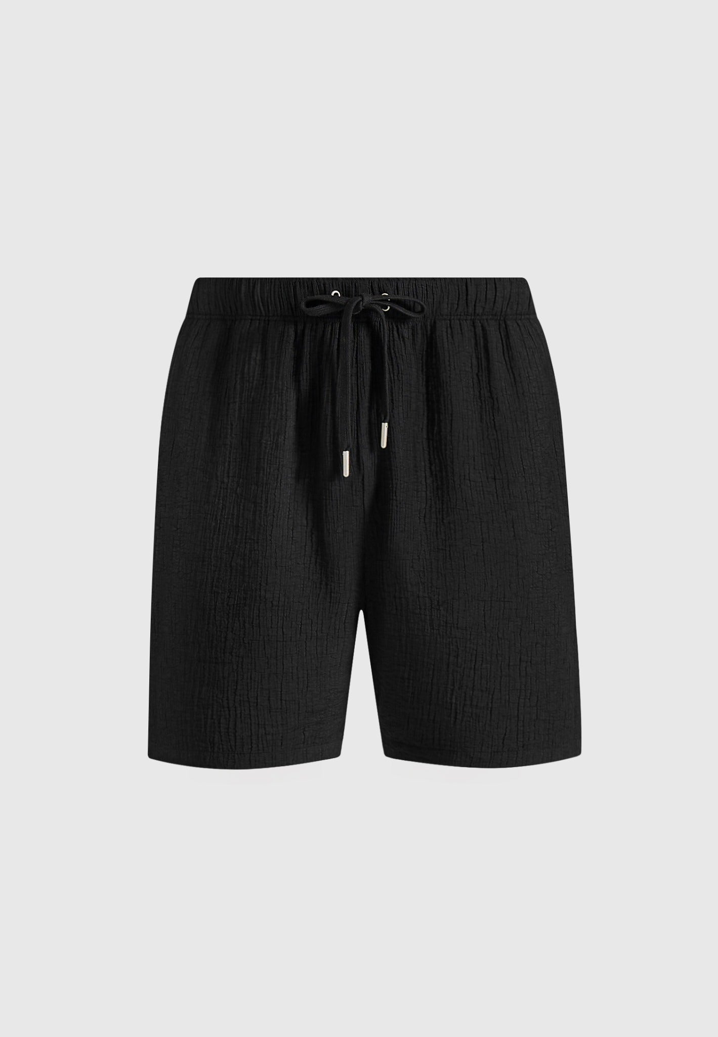 ari-unisex-textured-shorts-black