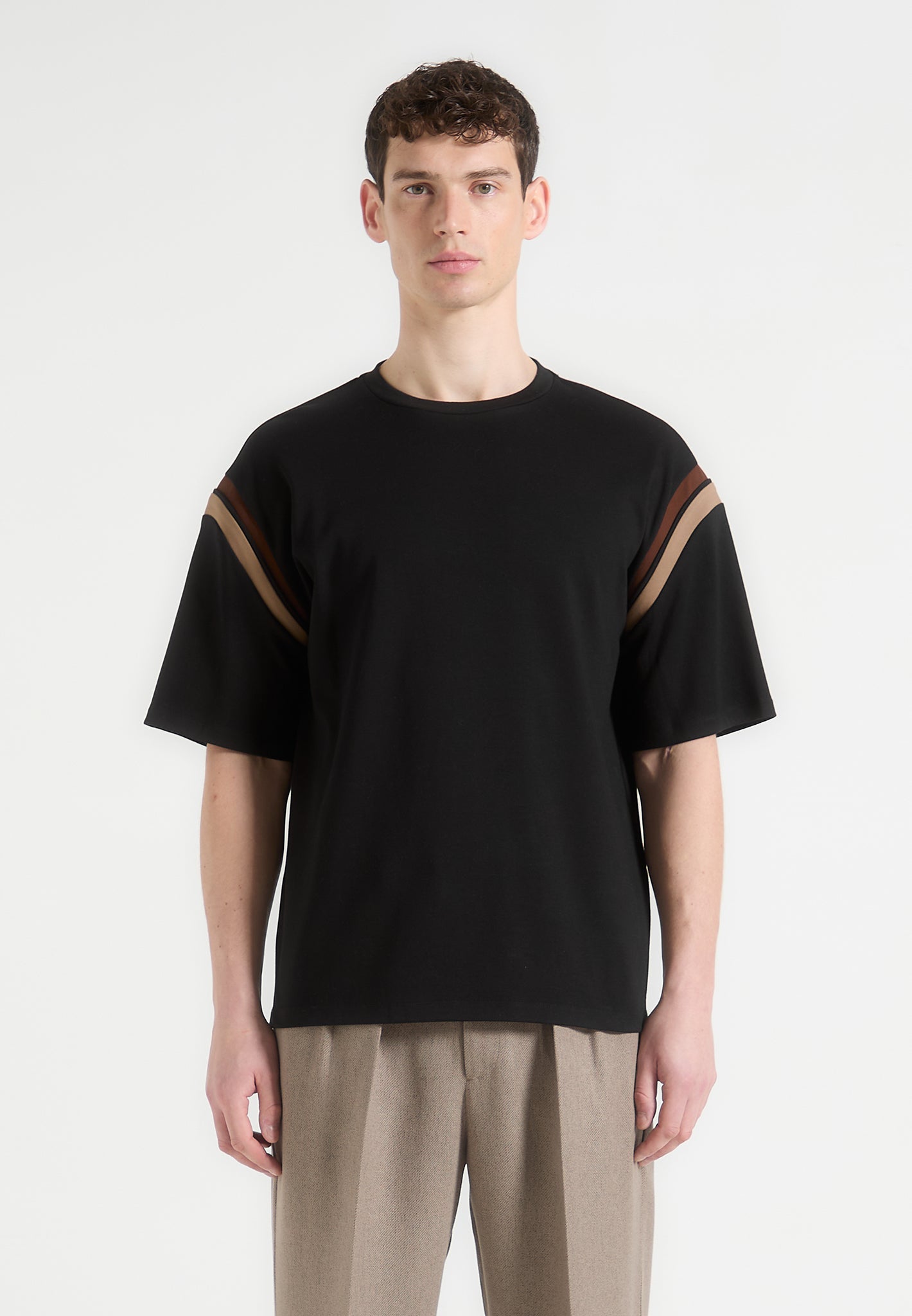 georges-varsity-cotton-t-shirt-black-taupe