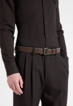 Éternel Reversible Leather Belt - Black/Brown