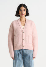 charlie-unisex-knitted-cardigan-pale-pink