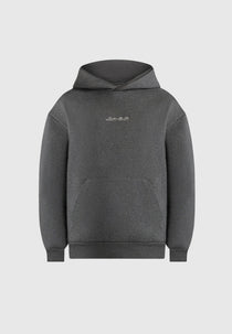 JS001 - Unisex Signature Relaxed Fit Hoodie - Charcoal Grey