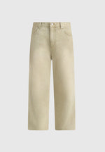 DN002 - Relaxed Fit Denim Jeans - Sage
