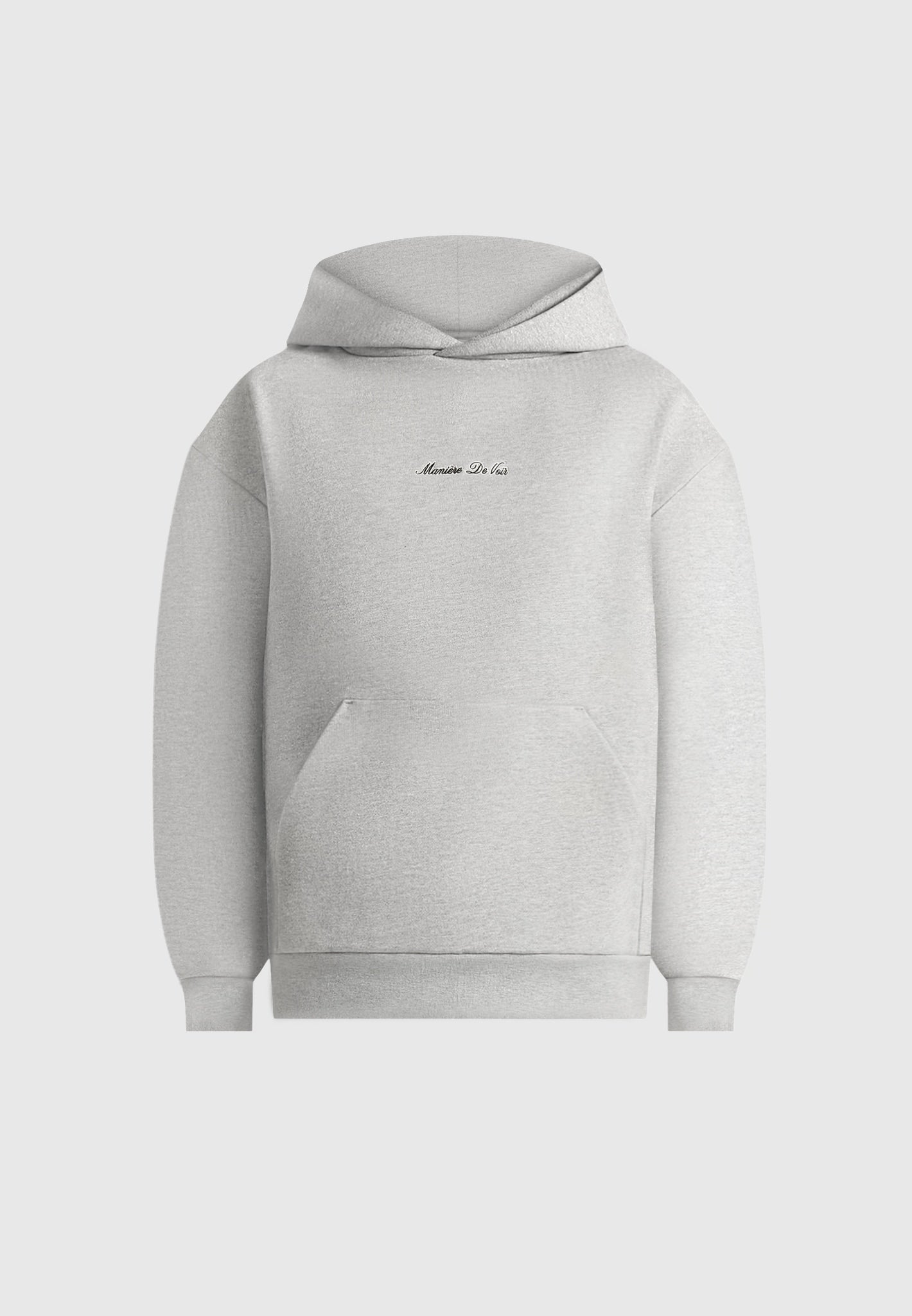 Ollie - Unisex Signature Relaxed Fit Hoodie - Grey Marl