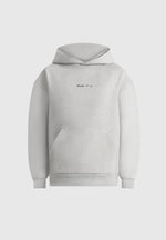 Ollie - Unisex Signature Relaxed Fit Hoodie - Grey Marl