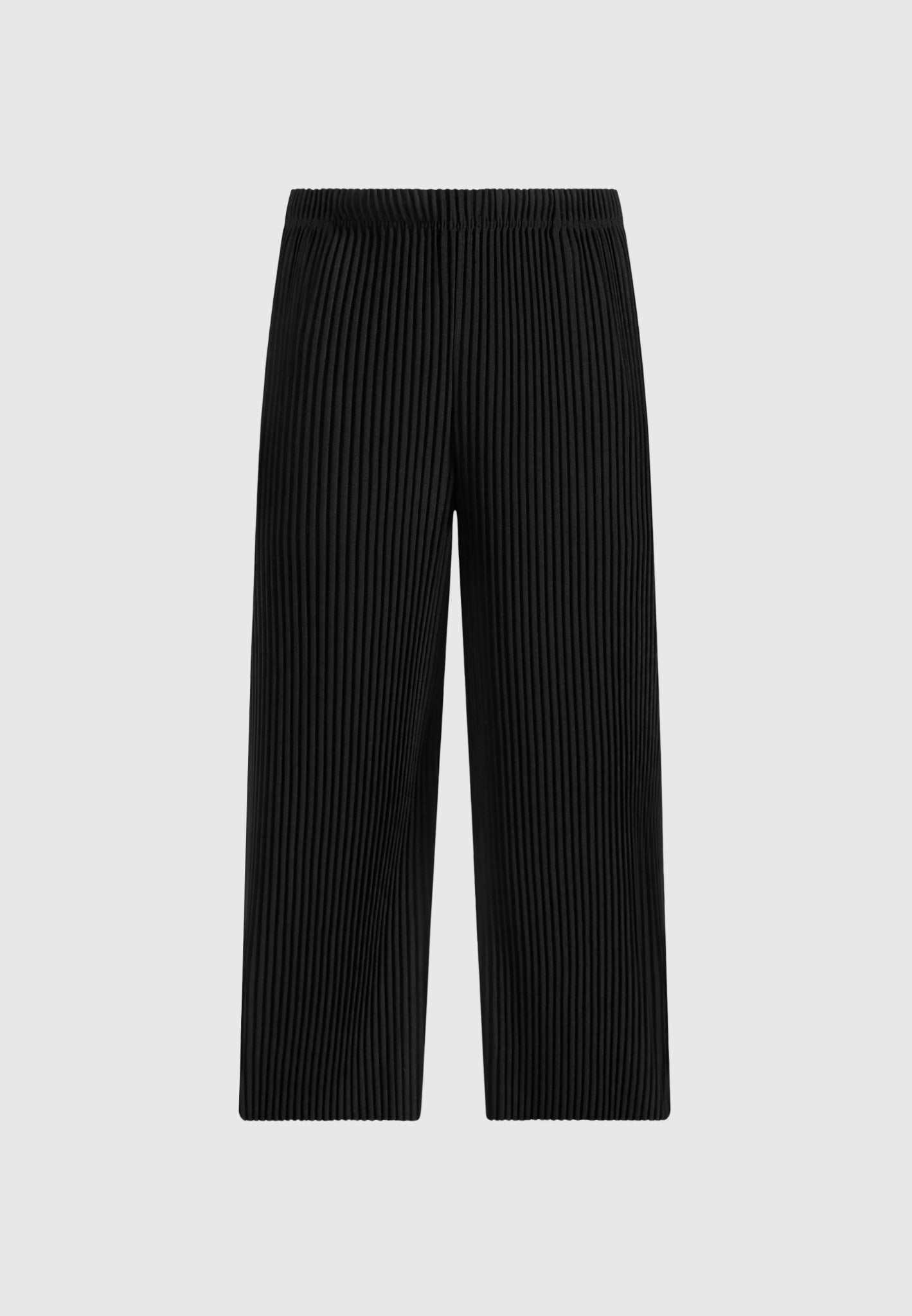Jonas - Pleated Wide Leg Pants - Black