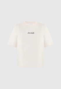 TS001 - Unisex Signature Relaxed Fit Cotton T-Shirt - Cream