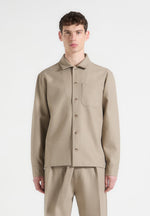 Tailored Overshirt - Beige