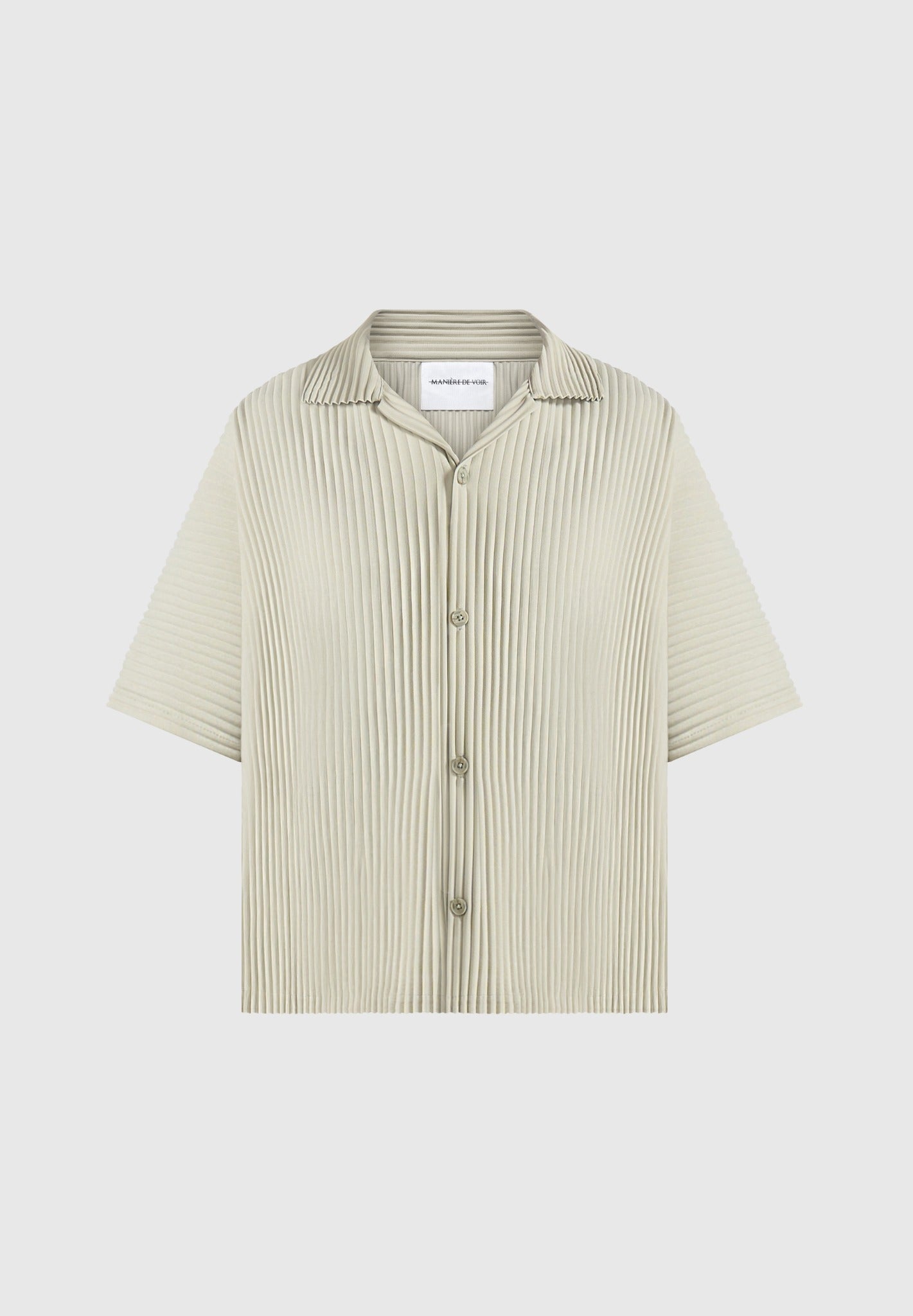 Justin - Pleated Boxy Shirt - Sage