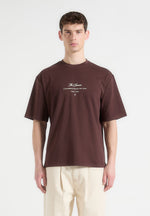 the-scream-cotton-t-shirt-brown
