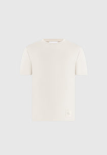 Matteo - Regular Fit Cotton T-Shirt - Cream