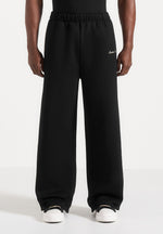 morgan-unisex-whipstitch-regular-joggers-black