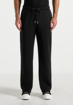 Avery - Unisex Neoprene Relaxed fit Joggers - Black