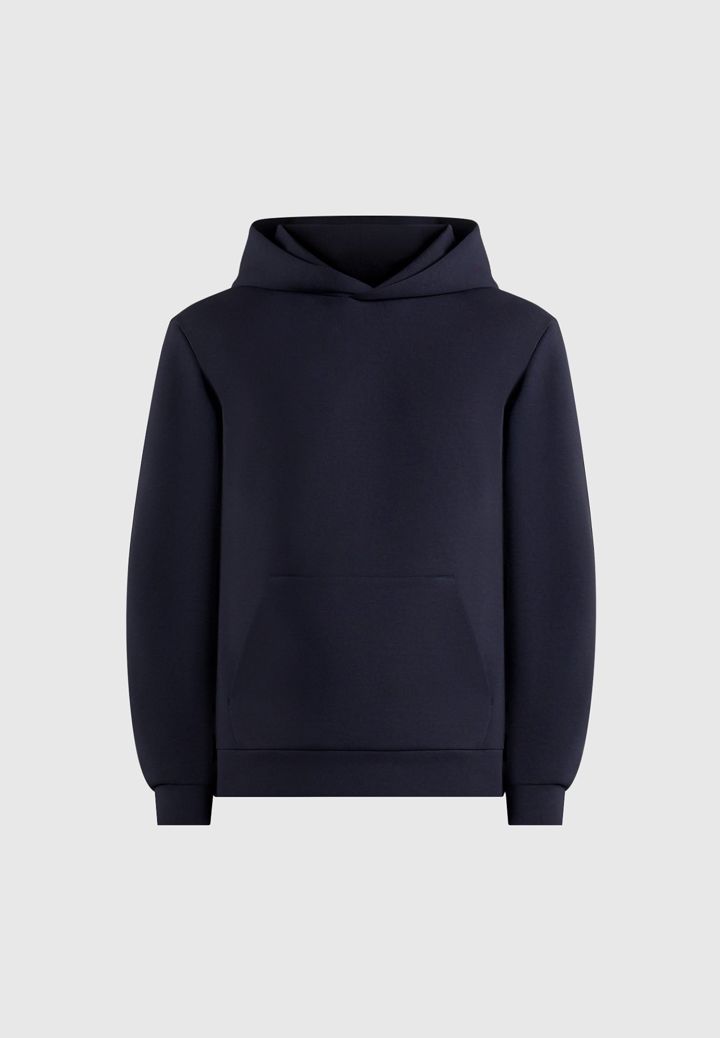 drew-neoprene-minimal-regular-fit-hoodie-navy 