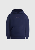Ollie - Unisex Signature Relaxed Fit Hoodie - Navy