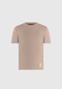 Matteo - Regular Fit Cotton T-Shirt - Taupe